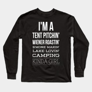 Camping kinda girl Long Sleeve T-Shirt